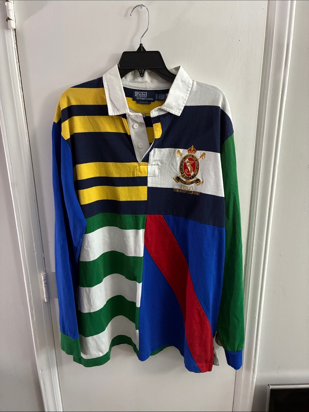 Polo by Ralph Lauren Men’s Multicolor Striped Rugby Shirt - Picture 1 of 3